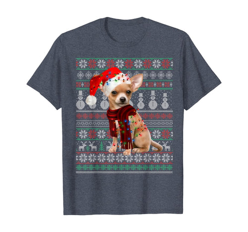 Chihuahua Dog Ugly Christmas Sweater Funny Xmas Gift T-Shirt