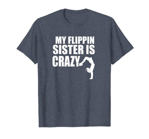 Brother Sister Gymnastics Tumbling Cute Gymnast Flip T-Shirt