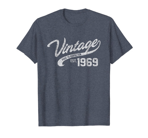 Vintage Made In 1969 T-Shirt 49th Birthday Gift