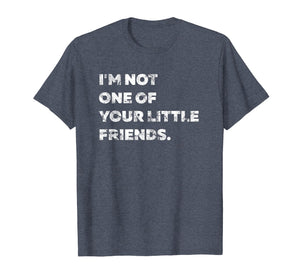 Black Mom Little Friend Quote Word Art T-Shirt