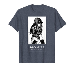 Sad Girl Anime Shirt, Nu Goth, Senpai, Hentai, Ahegao