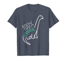 Load image into Gallery viewer, 100% Herbivore Vegan Tee - Funny Cute Dinosaur Vegan T Shirt
