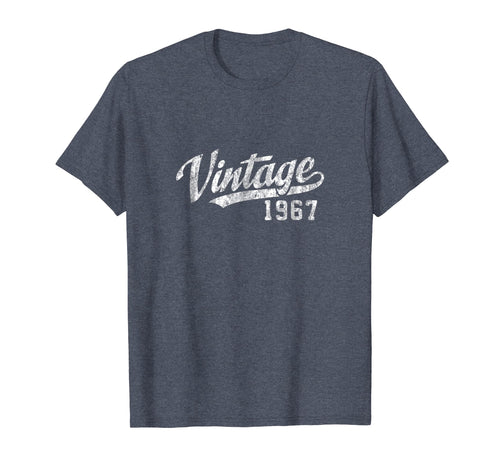 Vintage T-Shirt 50th Birthday Gift Tee Born in 1967