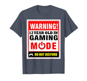 12th Birthday Gamer T-Shirt Boys Girls PC Gaming Tee Shirt