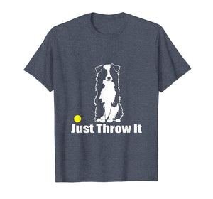 Just Throw It | NickerStickers Australian Shepherd T-Shirt