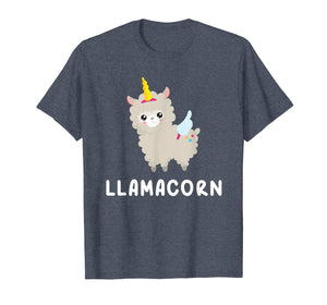 Llamacorn T-Shirt - Funny Llama Mixed With Unicorn Tee