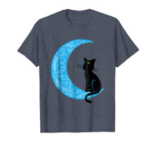 Load image into Gallery viewer, Black Cat Crescent Moon Sailor Mom T-Shirt
