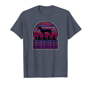Dachshund Lover Retro 70's Wiener dog T-Shirt
