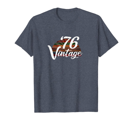 Vintage Made In 1976 T-Shirt 43rd Birthday Gift