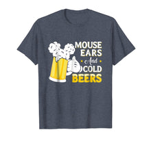 Load image into Gallery viewer, Mouse Ears And Cold Beers Tee Funny Tshirt
