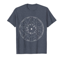 Load image into Gallery viewer, Constellation Shirt Vintage Retro Sky Map T-shirts

