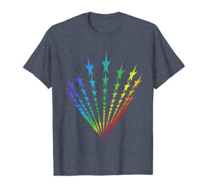 Rainbow Star Flag LGBT Funny Gift Tshirt