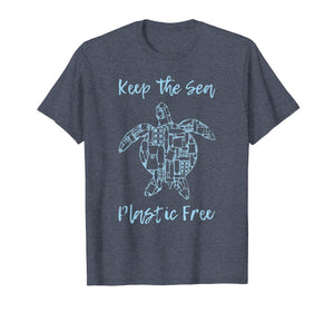Save Sea Turtle T-Shirt Eco Friendly Anti Plastic Pollution