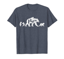 Load image into Gallery viewer, Papa Bear T Shirt with Four Cubs
