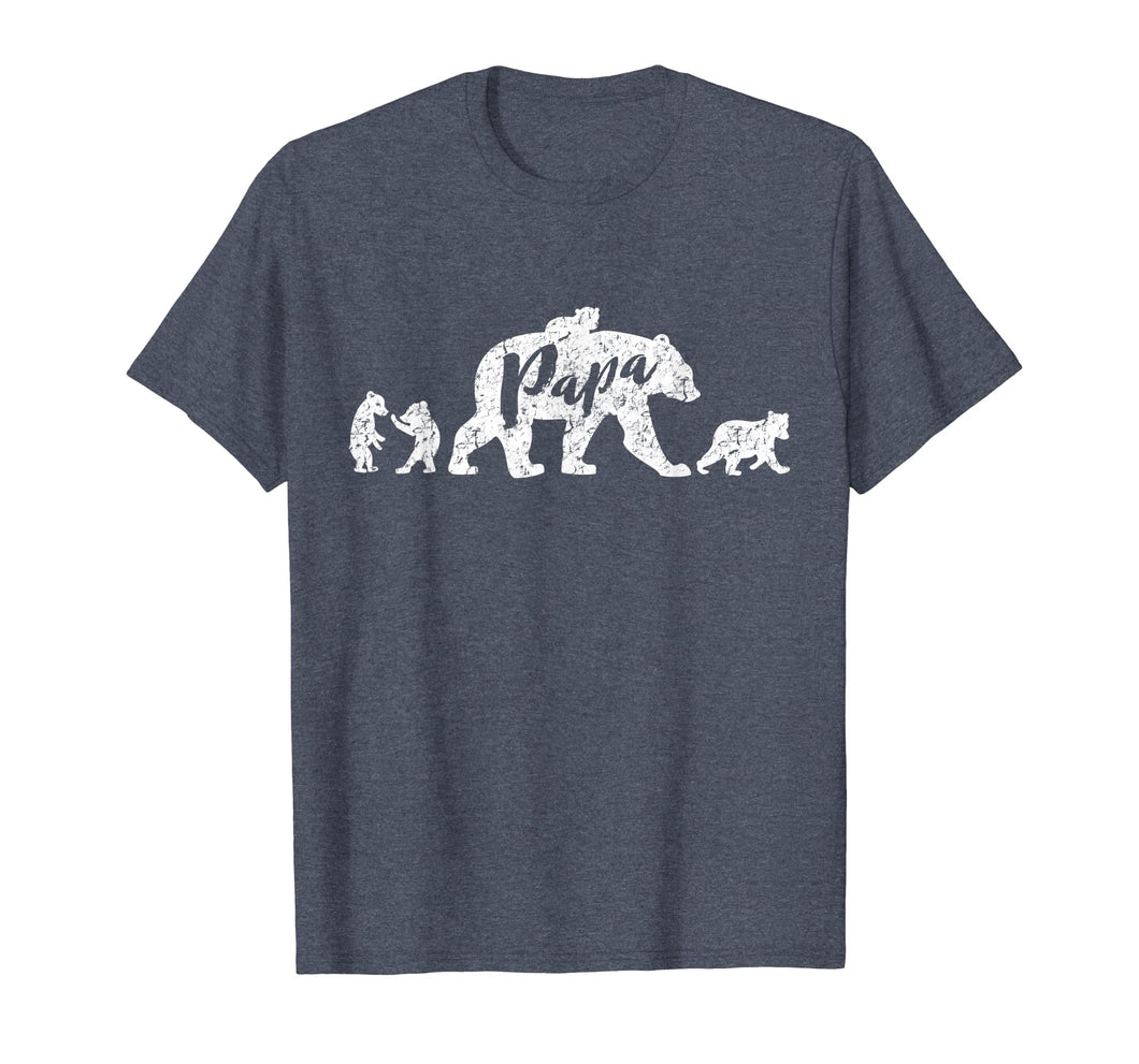 Papa Bear T Shirt with Four Cubs