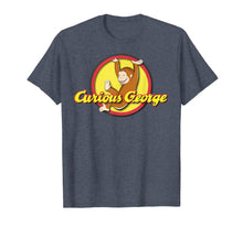 Load image into Gallery viewer, Curious George Playfully Swinging Circle Logo Graphic Tee
