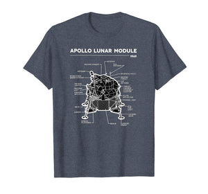Lunar Module First Moon Landing 1969 T Shirt