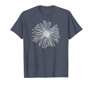 Daisy Flower Botanical Wildflower Art T-Shirt