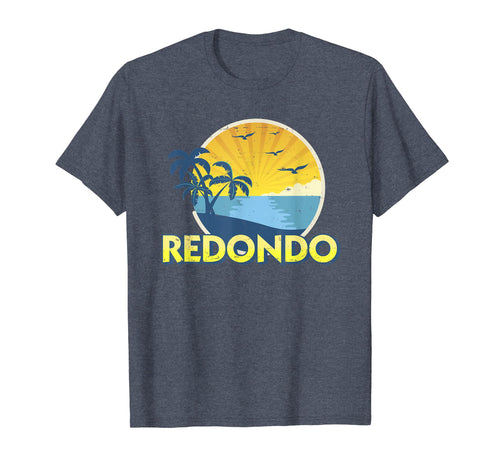 Vintage Redondo Beach, California Surfing 70s Retro T Shirt