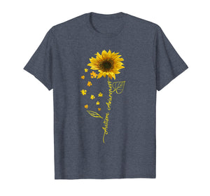 Autism Awareness Sunflower Shirt Gift