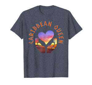 Caribbean Queen Hands And Heart TShirt