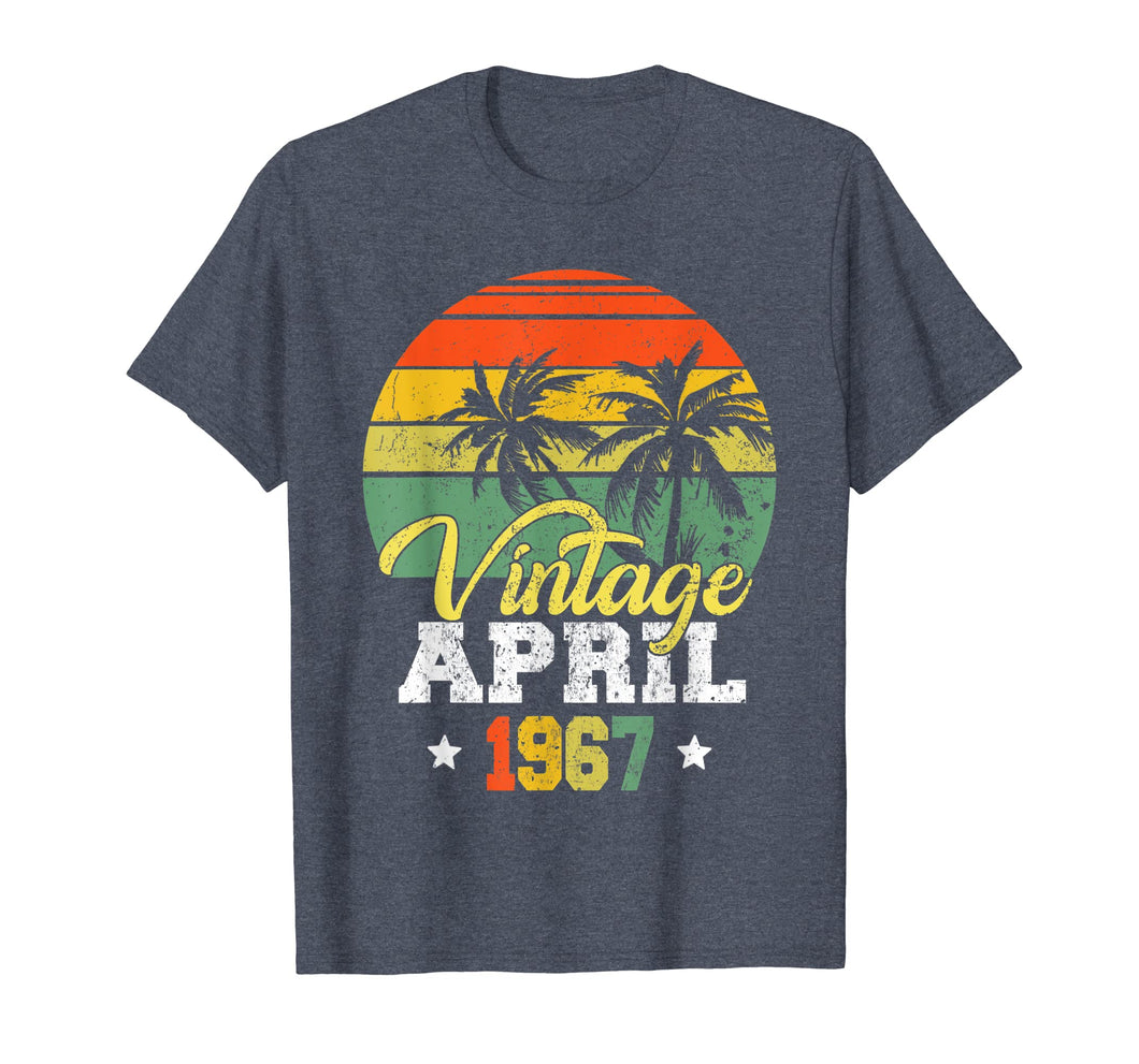 April 1967 T-shirt Retro Vintage 52nd Birthday Decoration