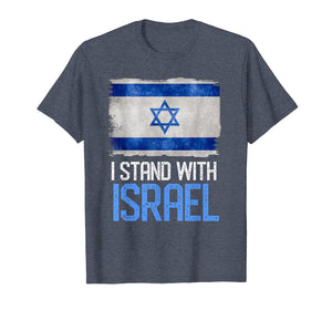 I Stand With Israel Flag Shirt Independence Men Women