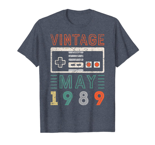 Vintage May 1989 30th Birthday Shirt 30 Year Old Shirt