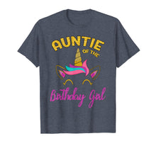 Load image into Gallery viewer, Auntie of the Unicorn Birthday Girl T-Shirt Matching Shirt
