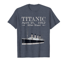 Load image into Gallery viewer, Titanic T-Shirt Vintage Cruise Ship Atlantic Ocean Voyage
