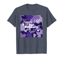 Load image into Gallery viewer, Purple Up For Military Kids Awareness Shirt
