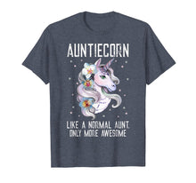 Load image into Gallery viewer, Auntiecorn TShirt Cute Unicorn Lover Mother Day Gift Aunt
