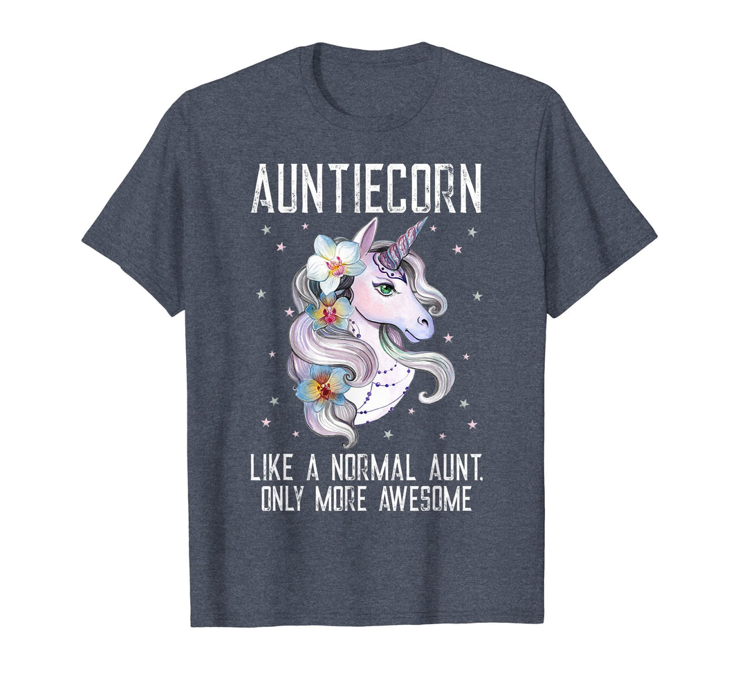 Auntiecorn TShirt Cute Unicorn Lover Mother Day Gift Aunt