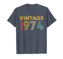 Load image into Gallery viewer, 45th Birthday Gift Idea Vintage 1974 T-Shirt Men Women
