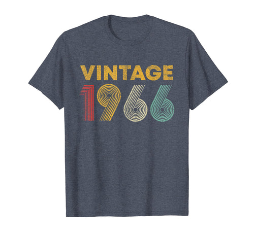 53rd Birthday Gift Idea Vintage 1966 T-Shirt Men Women