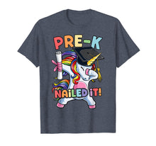 Load image into Gallery viewer, Dabbing Unicorn Pre-K Graduate Graduation 2019 Nailed It Dab T-Shirt
