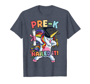 Dabbing Unicorn Pre-K Graduate Graduation 2019 Nailed It Dab T-Shirt