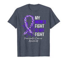 Load image into Gallery viewer, My Mom&#39;s Fight Is My Fight Pancreatic Cancer Awareness Gifts T-Shirt
