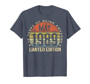 Born May 1989 Limited Edition T-Shirt 30th Birthday Gifts