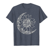 Load image into Gallery viewer, Moon And Sun Inside Sunflower Graphic T-Shirt
