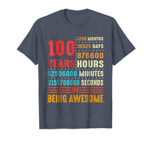 Load image into Gallery viewer, 100 Years Old 100th Birthday Vintage T Shirt 1200 Months
