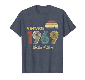 Made in 1969 - Shirt - Vintage 1969 50th Birthday Gift T-Shirt
