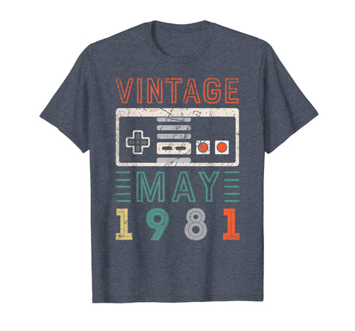 Vintage May 1981 38th Birthday Shirt 38 Year Old Shirt