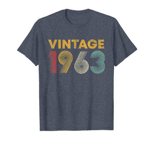 56th Birthday Gift Idea Vintage 1963 T-Shirt Men Women