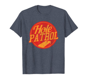 Mens Hole Patrol T-Shirt - Funny Cornhole Game Shirt Gift