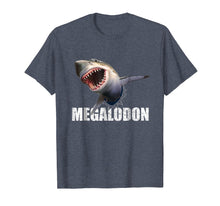 Load image into Gallery viewer, Mens Megalodon Shark Shirt Prehistoric Ocean Humor Gift Tee
