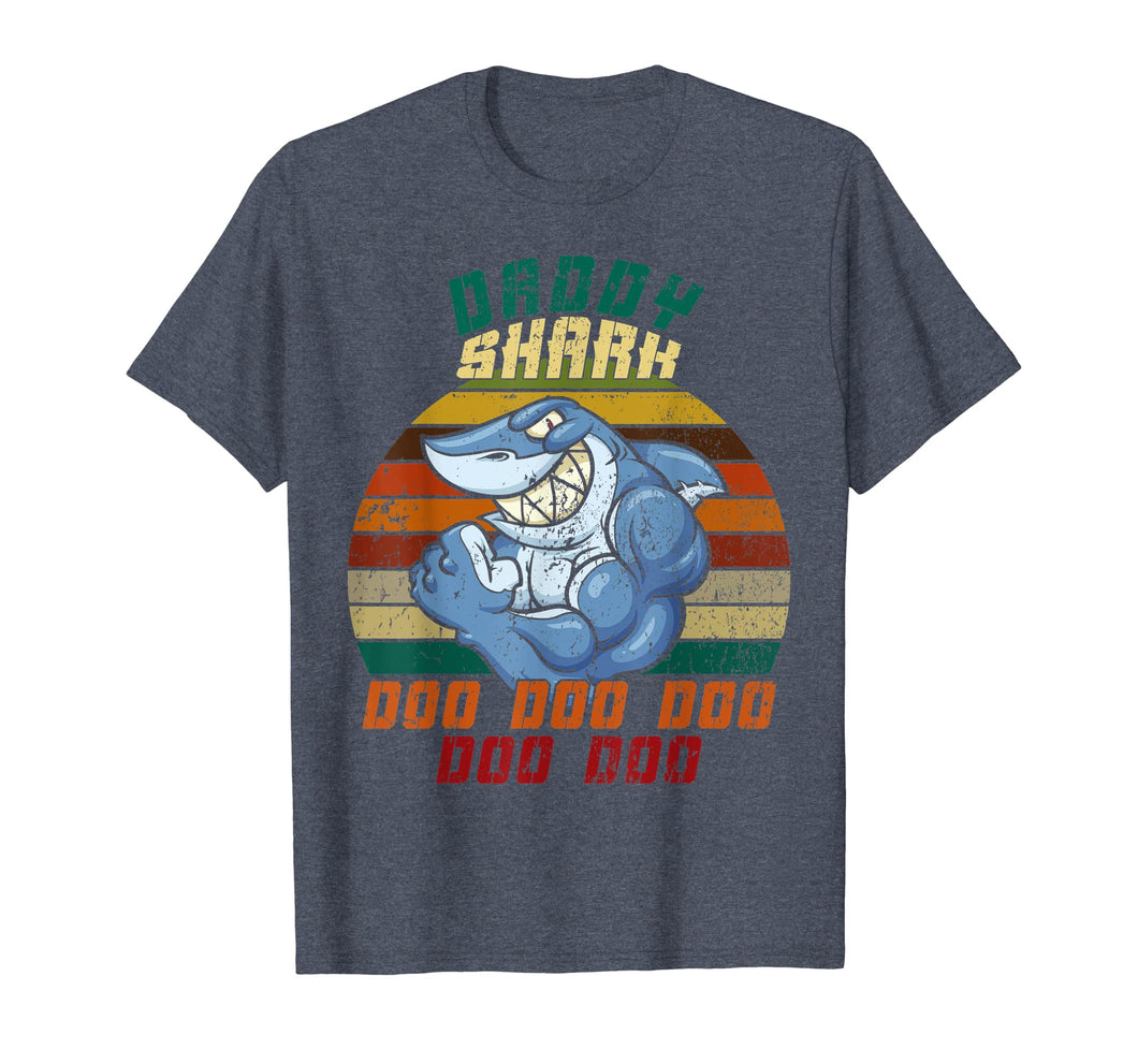 Daddy Shark T-shirt Doo Doo Doo Gifts for Father Dad