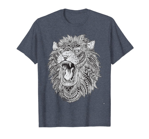 Vintage Lion Graphic T Shirt Men Women Mom Dad Gift