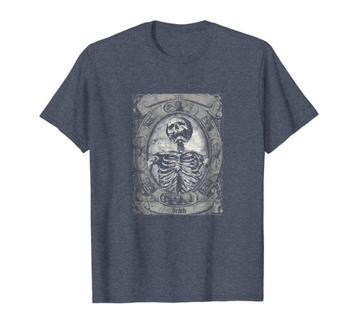Vintage Occult The Death Tarot Card - Satan Horror T-Shirt