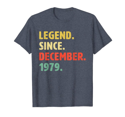 Vintage Retro 40th Birthday Gifts Idea Classic December 1979 T-Shirt-446822